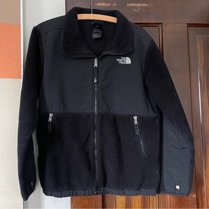 The North Face Boys Black Fleece Jacket Size Large